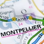 Montpellier map